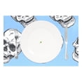 thumbnail image 2 of Ryvnso Placemats Set of 4 Skeleton Skull Head Dining Mats Heat-Resistant Non-Slip Washable Table Mat, 2 of 8