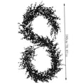 thumbnail image 4 of OAVQHLG3B 71 inch Artificial Halloween Garland, Black Eucalyptus Hanging Garlands, Halloween Vines for Mantle Fireplace Table Home Indoor Decor, 4 of 7
