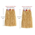 thumbnail image 7 of Milageto Hawaiian Dancer Grass Skirt Glasses for Beach Carnival Wedding Dress up Skirt Length 80cm, 7 of 7