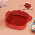 thumbnail image 3 of Zootealy 400mL Lunch Box 3 Compartment Japanese Lunch Box Reusable Lunch Dinner Containers Stainless Steel Bento Box for Adults Kids School Office, 3 of 8