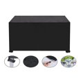 thumbnail image 1 of Funda impermeable para mesa de jardín (125 x 125 x 74 cm), funda protectora de tela Oxford, funda para muebles, funda para muebles de jardín, funda para mesa, lona, 1 of 4
