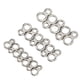 thumbnail image 1 of 60 Piezas de Acero Inoxidable Nikou Anillos de Jigging Forma de 8 Accesorios de Pesca, 1 of 8