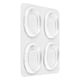 thumbnail image 1 of Almohadilla de silicona ANGGREK para tambor portátil 4 piezas reducción de ruido fácil instalación, 1 of 8