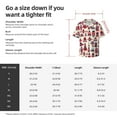 thumbnail image 6 of Uemuo Rocket Pattern Pattern Cotton Linen Short Sleeve Shirts,Casual Lightweight Button Down Shirts,Vacation Beach Summer Tops-XX-Large, 6 of 7