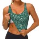 thumbnail image 3 of Balery Green Christmas Sujetadores deportivos con espalda cruzada para mujer, acolchados, sin costuras, de alto impacto, ideales para yoga, gimnasio, entrenamiento y fitness.-Small, 3 of 8
