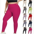 thumbnail image 7 of PFRNLF Plus Size Leggings for Women,Soft High Waisted Tummy Control Workout Yoga Pants, 7 of 7