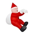 thumbnail image 2 of Papá Noel Inflable Grande Para Colgar De Navidad De 6,56 Pies Con Bolsa De Regalo, 2 of 8