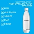 thumbnail image 2 of SodaStream 1 Liter Carbonating Bottles, Twin Pack, White, 2 of 5