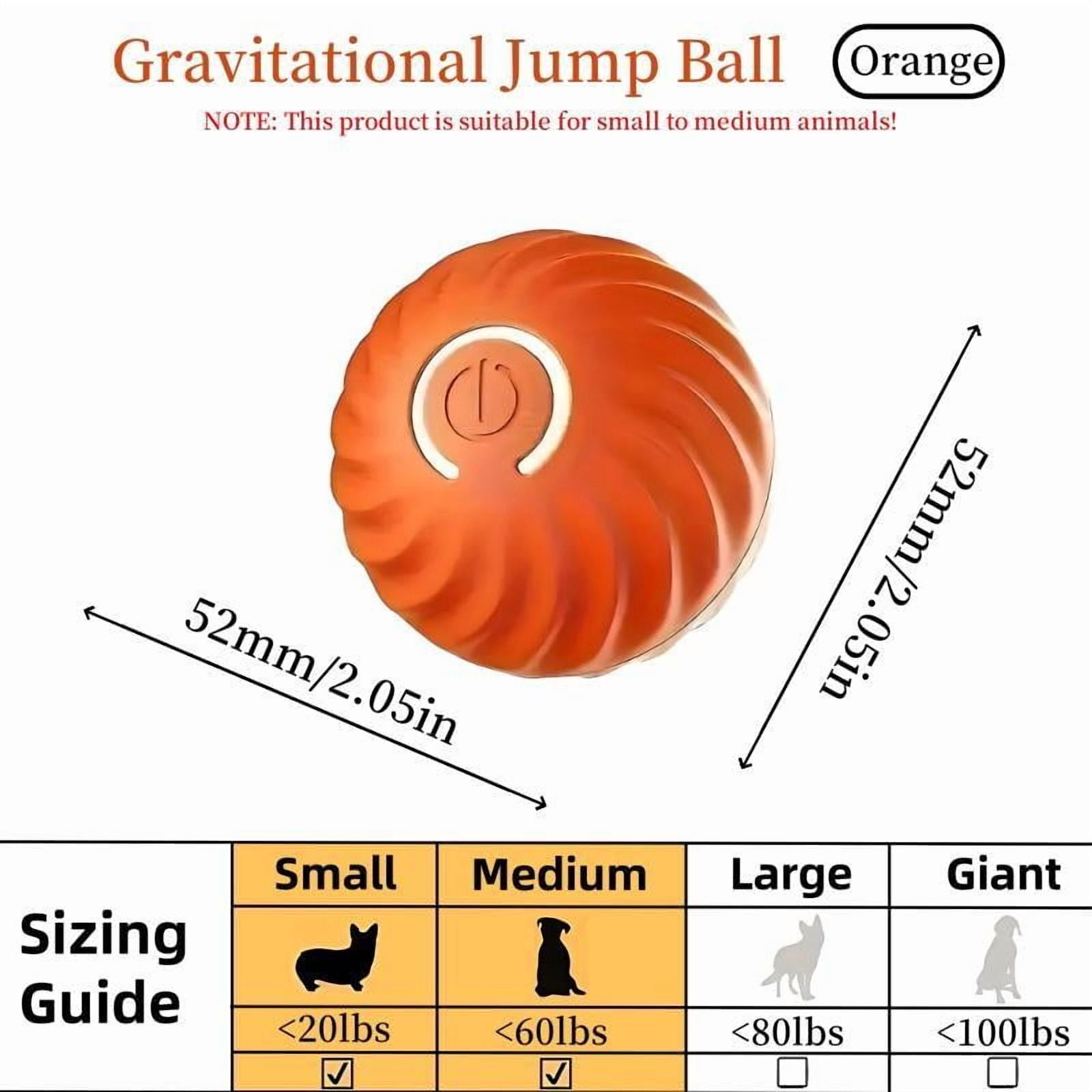Pet Bounce Ball for Dogs & Cats - High-Bounce Durable Fun Toy, Blue & Orange, for Indoor & Outdoor Play, All Sizes, Self-Pickup Only