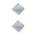 thumbnail image 2 of stanreset Male Handkerchief Clothing Polyester Small Hand Towel Wedding Color Suit Breathable Pocket Square Travel Light Gray Light Gray 2Set, 2 of 6