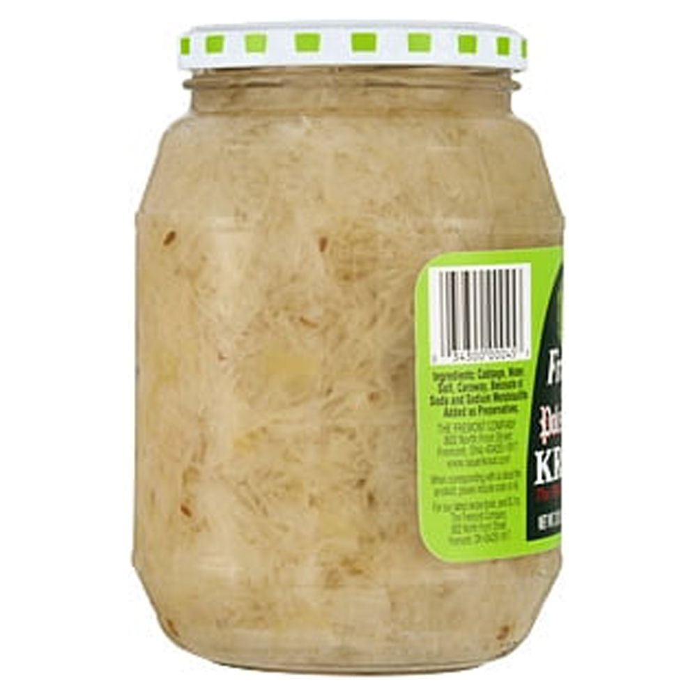 Frank's Quality Polish Style Shredded Sauerkraut, 32 Oz Jar, Mild Spice Level