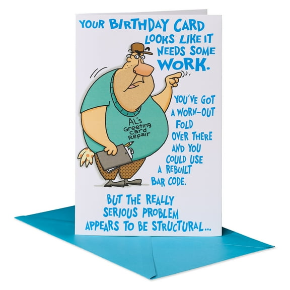 American Greetings Funny Birthday Card for Anyone (Needs Some Work)