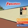 Fence4ever Tan Beige 6' x 25' 6ft tall Fence Privacy Screen Windscreen Shade Cover Mesh Fabric Tarp