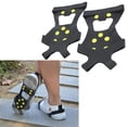 thumbnail image 4 of Un Par Al Aire Libre, Cubierta Antideslizante Antideslizante Ice Snow Spike 10 Stud Anti Diez Clavos Gripper Camping Shoes Covers, 4 of 7