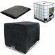 thumbnail image 1 of Cubierta para tanque de agua, cubierta para tanque IBC de 1000 l, cubierta protectora para contenedor de tanque de agua, antipolvo, anti-UV, anti-lluvia, 120x100x116cm (negro), Starlight, 1 of 5