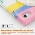 thumbnail image 4 of Allytechgroup Shockproof Case for Apple iPad A16 11th Generation 11" 2025/ iPad 10th Generation 10.9" 2022, Colorful Design Kids Friendly Hand Strap Shoulder Strap Rotating Kickstand Rugged Cover, 4 of 7