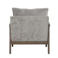 thumbnail image 2 of Dasun Mid-Century Modern Velvet Accent Chair,Leisure Chair with Solid Wood and Thick Seat Cushion for Living Room,Bedroom,Studio, 2 of 10