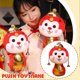 thumbnail image 3 of Plush Snake Year Mascot Toy Stuffed Lucky Snake Doll Plushies Children, 3 of 5