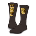 thumbnail image 2 of ISlide San Diego Padres Three-Pack Lifestyle Crew Socks Set, 2 of 4
