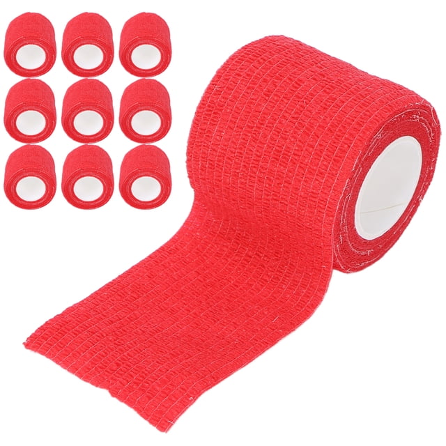 Self Adhesive Bandage Roll,10Pcs Multifunction Disposable Self Disposable Elastic Bandage Disposable Cohesive Bandage Multi-Functional
