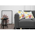 thumbnail image 3 of Ambesonne Cartoon Throw Pillow Cover 2 Pack, Colorful Birds, 24", Pale Blue Marigold Pink, 3 of 5