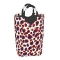 thumbnail image 6 of DouZhe 50L Rectangular Laundry Basket, Purple Leopard Print Spots Prints Waterproof Foldable Laundry Hamper with Aluminum Handles, 6 of 6