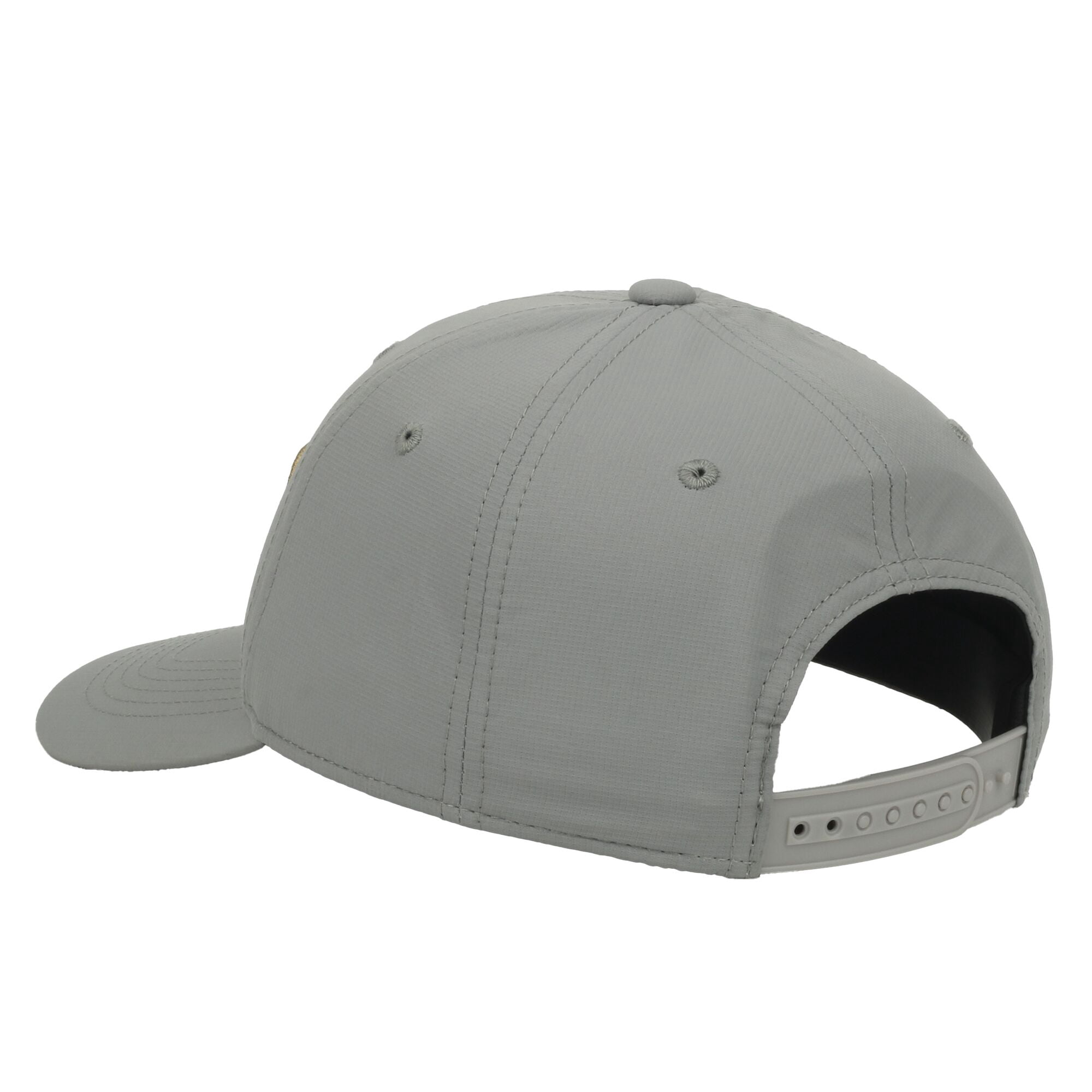 Federal Ammunition Structured 6-Panel Snapback Hat – Embroidered Patch Logo Cap, Grey, One Size