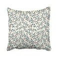 thumbnail image 1 of BSDHOME Housse de Coussin Motif Floral Classique Bleu avec Fleurs Rouges Pastel Été Abstrait Printemps 20x20 Pouces, 1 of 1
