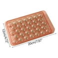 thumbnail image 2 of sruoe Ice Cube Trays, Ice Cube Trays for Freezer, Portable Homemade Ice Tray, 33 Pcs Ice Cube, Plastic, Square Ice Lattice, Household Ice Making, 2 of 6