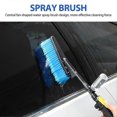 thumbnail image 3 of Car Wash Brush Water Spray Cleaning Tool Soft Bristle Long-handled Duster, 3 of 5