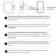 thumbnail image 5 of Llamador Integrado de Reloj de Auto-Generación de Campana Inalámbrica, Enchufe de Ee.Uu. a Prueba de Agua Ip44 con 38 Tonos 4 Niveles de Volumen, Receptor de Transmisor de Pantalla Digital de 13.5x8.5, 5 of 7