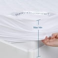 thumbnail image 6 of SPRINGSPIRIT Twin Mattress Protector Waterproof for Kids, Breathable & Noiseless Twin Mattress Pad Cover Quilted Fitted with Deep Pocket up to 14" Depth, Twin Size Mattress Pads Topper for Single Bed, 6 of 7