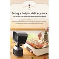 thumbnail image 2 of Hotte Portable Mini Cuisine de Bureau Sans Installation Angle Réglable pour Barbecue Intérieur Hotte de Cuisine Prise US, 1 X Hotte de Bureau 1 X Chargeur 1 X Boîte à Fumer, Gris Foncé, 2 of 9