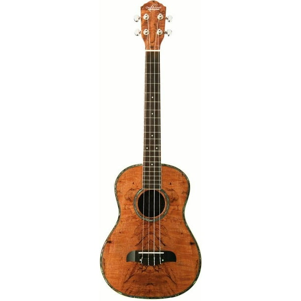 Oscar Schmidt OU57 Baritone Ukulele. Spalted Mango Wood