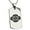 Silver, variant on Stainless Steel Ikeda Samurai Crest Engraved Dog Tag Pendant Necklace