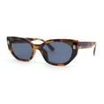 thumbnail image 2 of Womens Retro Classy Chic Mod Squared Cat Eye Plastic Sunglasses Tortoise - Black, 2 of 4
