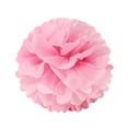 thumbnail image 2 of Wrapables® 8" Set of 5 Tissue Pom Poms Party Decorations for Weddings, Birthday Parties Baby Showers and Nursery Décor, Pink, 2 of 3