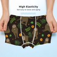 thumbnail image 3 of Yiaed Sloth Doing Yoga Print Boys' Boxer Briefs Cotton Casual Stretch Comfort Boys Boxers - Kids Boxer Briefs Underwear for Boys (6-18)-XX-Small, 3 of 5