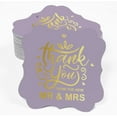 thumbnail image 2 of Inkdotpot Hang Tags Thank You From The New Wedding Favor Bracket Shape Gift Tags Real Gold Foil Bonbonniere Tag Pack Of 50, 2 of 7