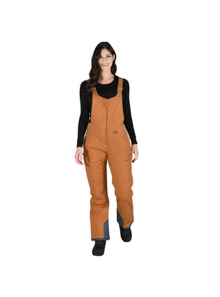 YWDJ Pants for Women Women Insulated Bib Overalls Solid Color