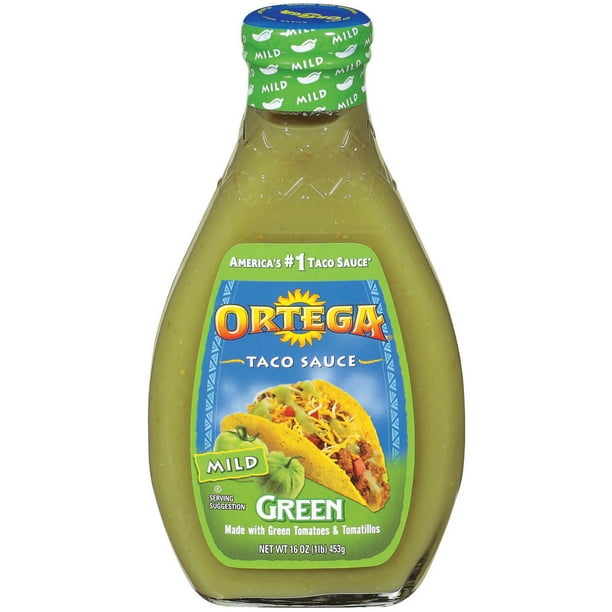 Ortega Mild Green Taco Sauce, 16 oz