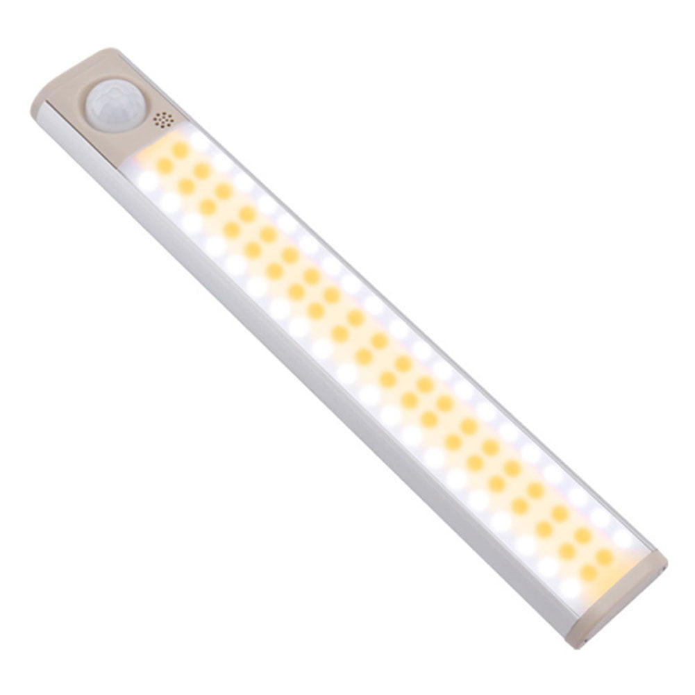6.5ft LED Under Cabinet Closet Lighting Strip Kit 1100lm Kitchen White Light USB 