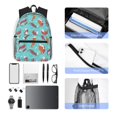 thumbnail image 5 of Kuqiui Backpack for Men and Women – Durable Lightweight Travel Backpack with Laptop Compartment, School & Work Daypack-Sea Otters Family In Blue Water, 5 of 7