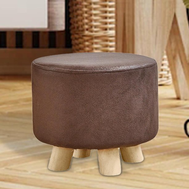 HOMCOM Pouf De Rangement Rond Velours Noir 42x39cm - Tabouret Avec Coffre 24L