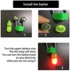 thumbnail image 4 of Paquete de 20 campanas brillantes para pesca nocturna | Alarmas de cebo de sensibilidad, accesorios de pesca ideales Alertas de picadura de pez LED, 4 of 8