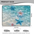 thumbnail image 7 of XYZCANDO Starfish Hibiscus Car Cargo Mat 29" x 39", All-Weather Trunk Protection Carpet with Non-Slip Backing, Easy-Clean Stitched Edge Liner for SUVs and Sedans, 7 of 7