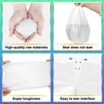 thumbnail image 4 of XUXRUS Small Trash Bags 100 Counts White 1.2 Gallon Garbage Bags for Office, Bathroom,Bedroom,Fit 5L Trash Can, 4 of 4