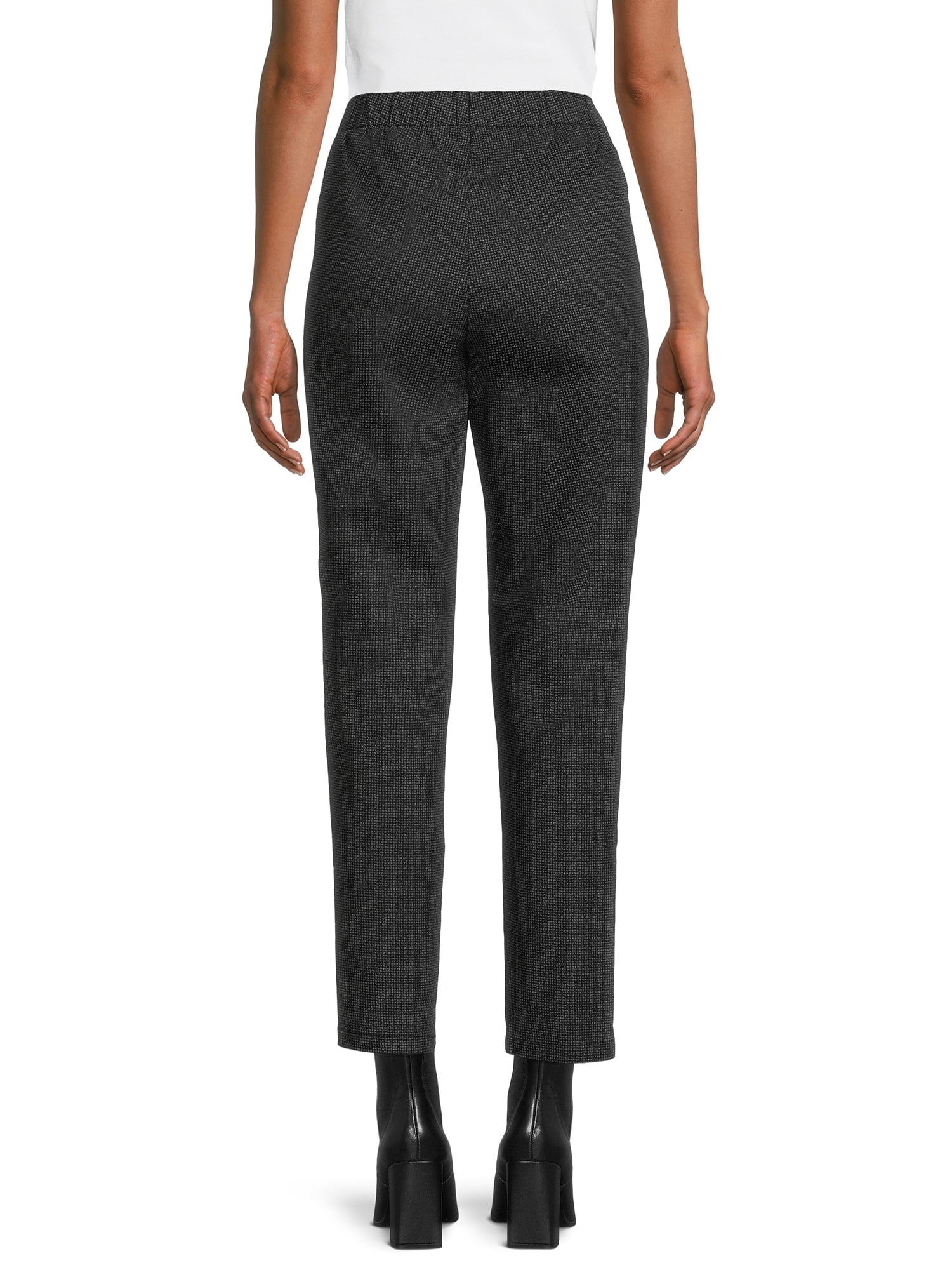 RealSize Women's Stretch Pull On Pants with Pockets, 29" Inseam for Regular, Sizes XS-XXL