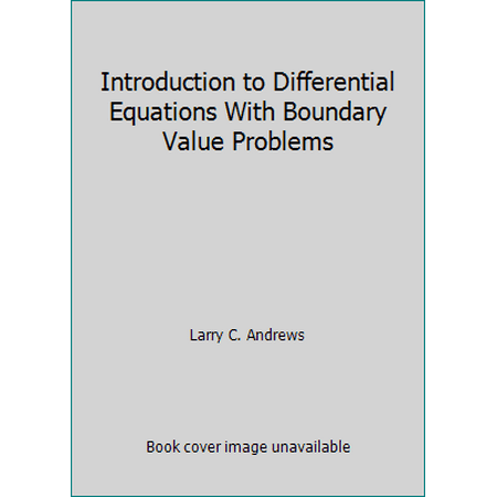Introduction to Differential Equations With Boundary Value Problems, Used [Hardcover]