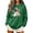 Green A, variant on Enjoytime Halloween Sweatshirt for Women Casual Pullover Crewneck Sweatshirts Fall Cute Ghost Graphic Long Sleeve Plus Size Tops